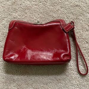 Coach Red Wristlet